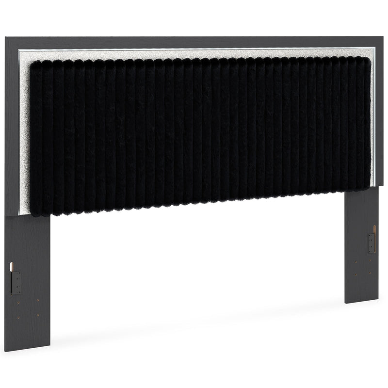 Signature Design by Ashley Zuraleus PCB3380-58 King Upholstered Panel Headboard IMAGE 1