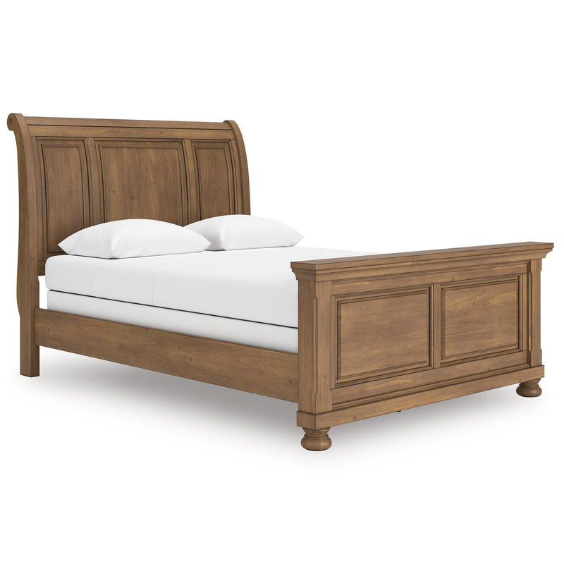 Size_Queen -- Signature Design by Ashley Feddinger Sleigh Bed IMAGE 1