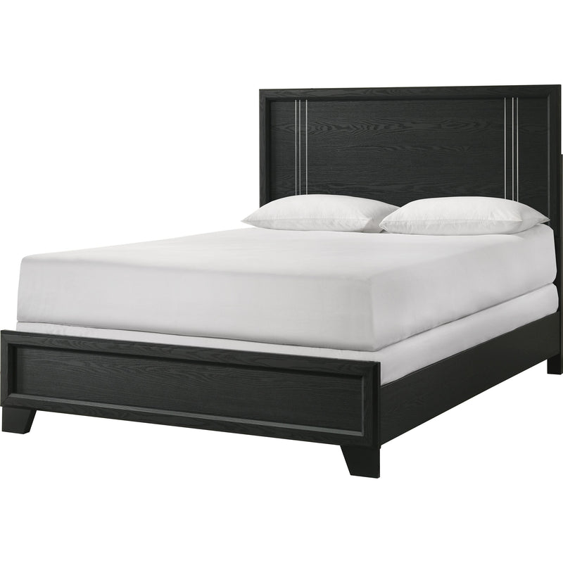Size_King -- Charlie B9235-K King Bed - Charcoal IMAGE 1