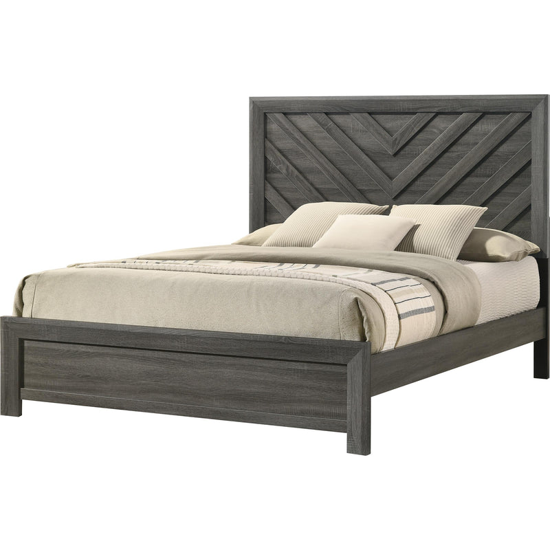 Size_King -- Valor B9335-K King Bed - Grey IMAGE 1
