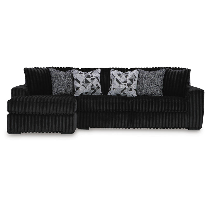 Signature Design by Ashley Midnight-Madness 98103S15 3 pc Sectional with Chaise IMAGE 1