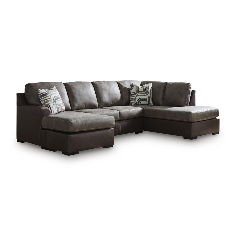 Signature Design by Ashley Castille Way PC62703S5 2 pc Sleeper Sectional with Chaise IMAGE 1