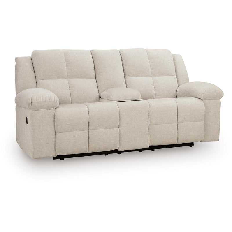 Benchcraft Orlen Reclining Fabric Loveseat with Console 8160294 IMAGE 1
