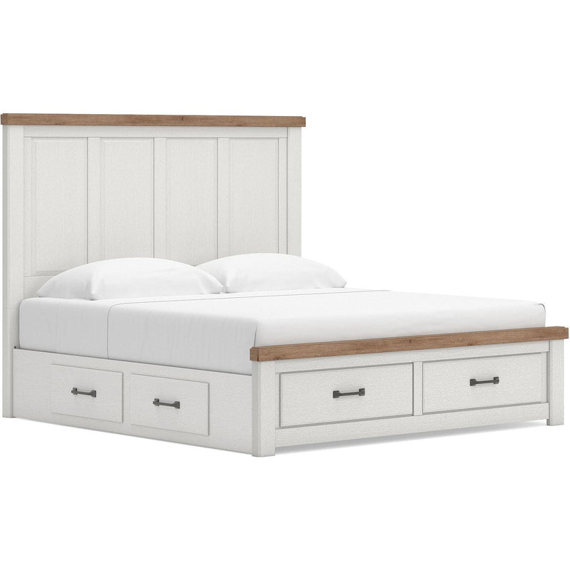 Size_King -- Savonport B4615B11 King Panel Storage Bed IMAGE 1