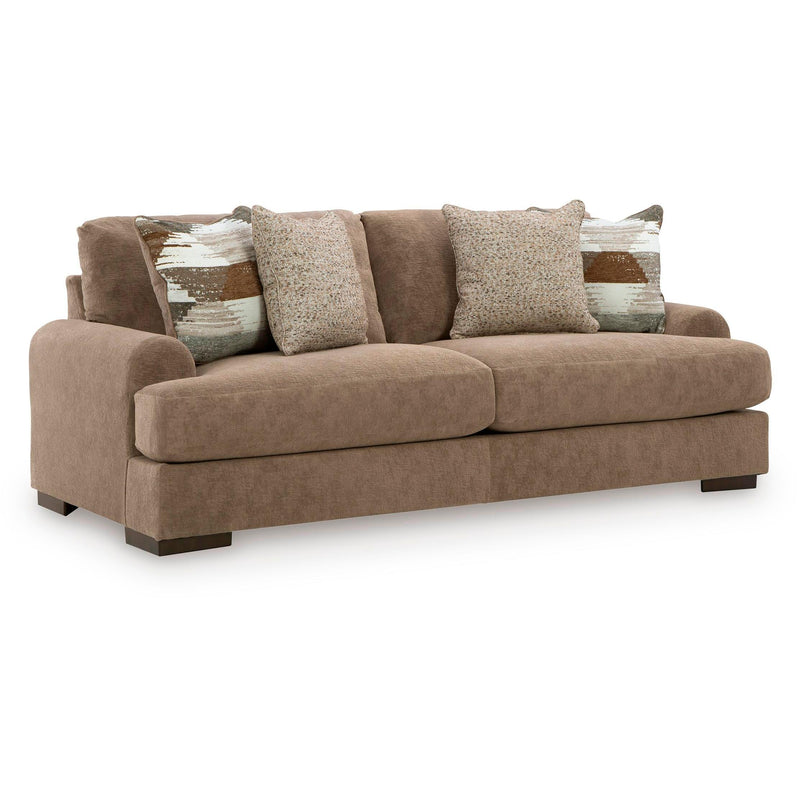 Manufacturer Color_Pecan -- Signature Design by Ashley Jayne Park Stationary Fabric Sofa IMAGE 1