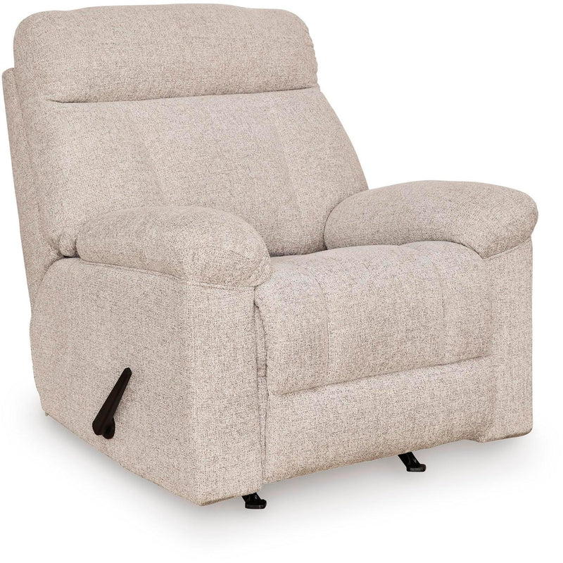 Manufacturer Color_Cobble Stone -- Signature Design by Ashley Hoyne Park Rocker Fabric Recliner IMAGE 1