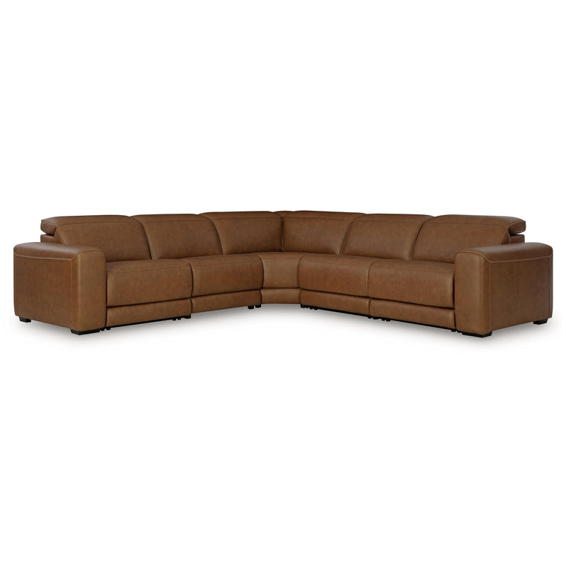 Signature Design by Ashley Magic Man Power Reclining Leather Match 5 pc Sectional PCU1070031/PCU1070046A/PCU1070058/PCU1070062/PCU1070077 IMAGE 1