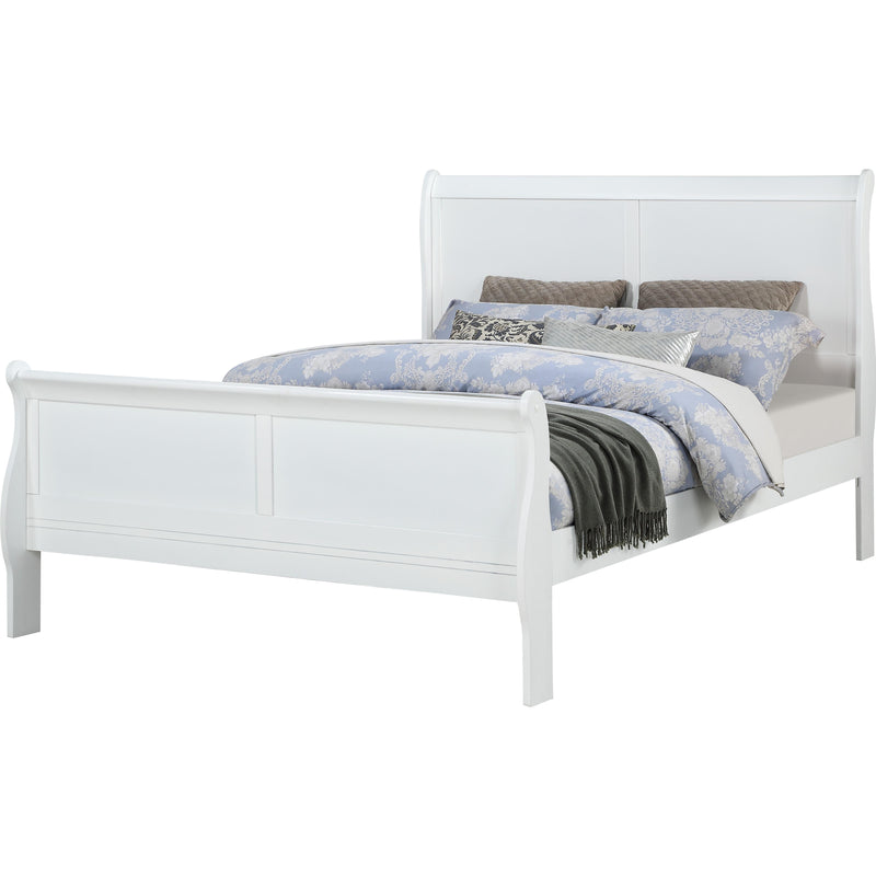 Size_King -- Louis Philipe B3750-K King Bed - Greige IMAGE 1