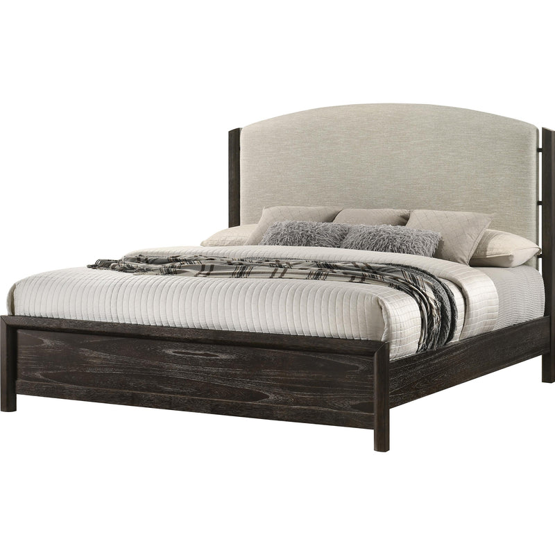 Size_Queen -- Crown Mark Ethel Upholstered Panel Bed IMAGE 1