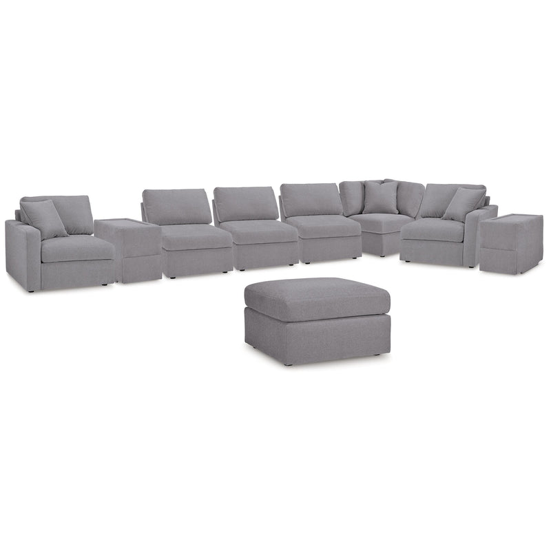 Signature Design by Ashley® Modmax 92104U3 8 pc Sectional and Ottoman - Granite IMAGE 1