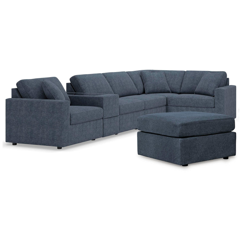Signature Design by Ashley® Modmax 92121U16 6 pc Sectional and Ottoman - Ink IMAGE 1