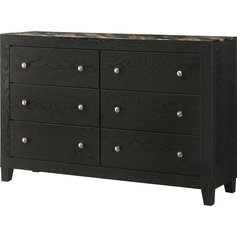 Crown Mark Cadence B4515-1 Dresser - Gold/Black IMAGE 1