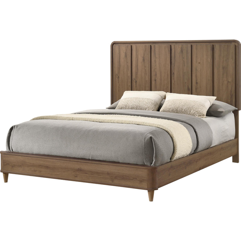 Crown Mark Nyomi B4922-Q Queen Panel Bed - Light Brown IMAGE 1