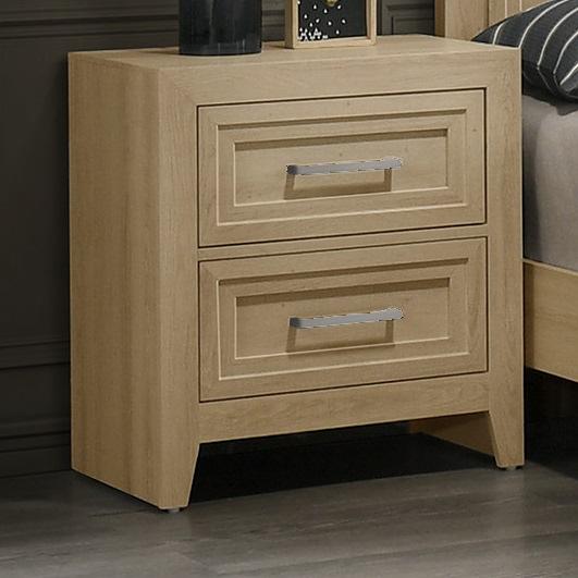 Crown Mark Lorraine B6630-2 Night Stand - Natural IMAGE 1