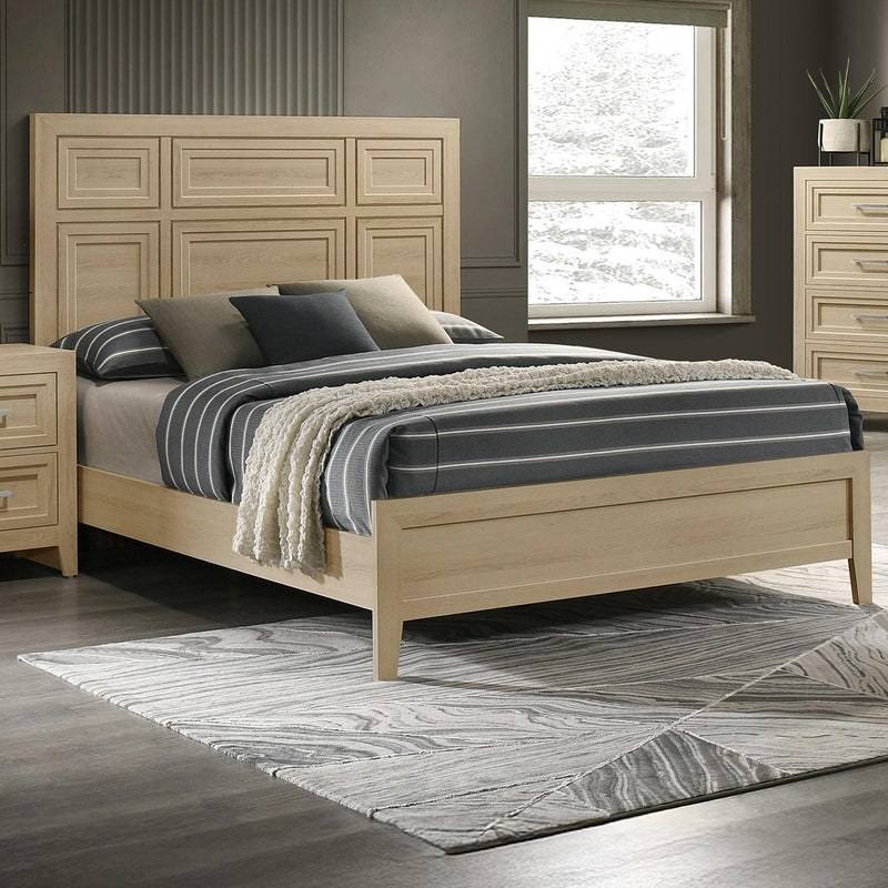 Crown Mark Lorraine B6630-Q Queen Bed - Natural IMAGE 1