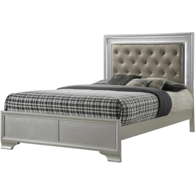  Crown Mark Lyssa B4300 7 pc Queen Panel Bedroom Set IMAGE 2