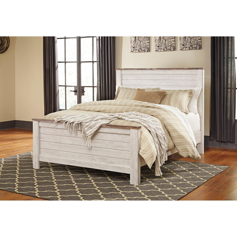  Signature Design by Ashley Willowton B267B34 8 pc Queen Panel Bedroom Set IMAGE 2