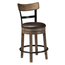  Signature Design by Ashley Pinnadel Counter Height Stool D542-124 IMAGE 1