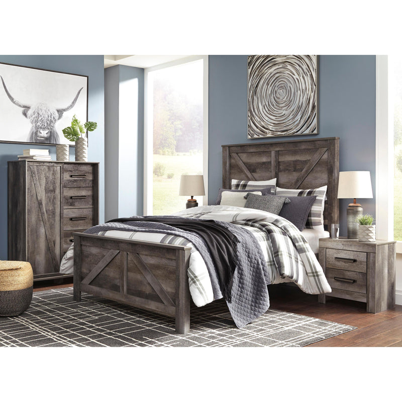  Signature Design by Ashley Wynnlow B440 6 pc King Crossbuck Panel Bedroom Set IMAGE 2
