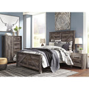  Signature Design by Ashley Wynnlow B440B24 6 pc Queen Crossbuck Panel Bedroom Set IMAGE 2