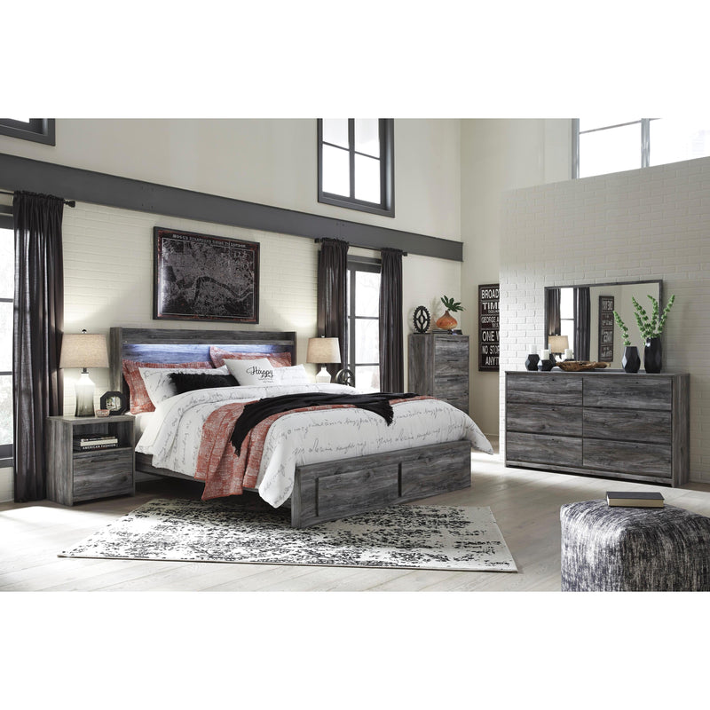  Signature Design by Ashley Baystorm B221B37 4 pc King Panel Storage Bedroom Set IMAGE 1