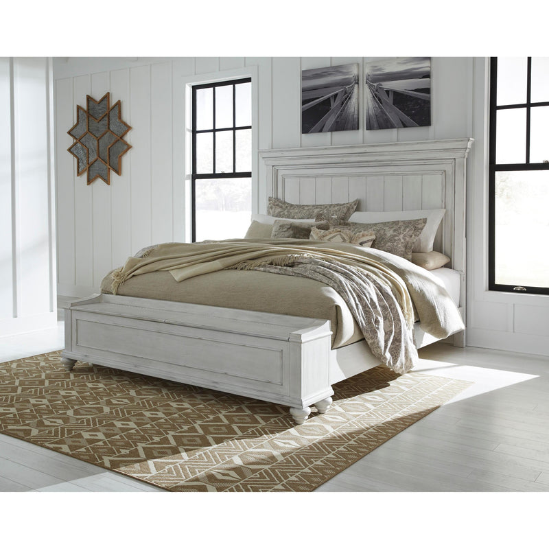 Benchcraft Kanwyn B777B7 5 pc Queen Panel Storage Bedroom Set IMAGE 2