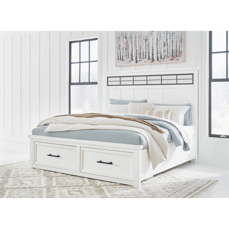  Benchcraft Ashbryn B844 8 pc Queen Panel Storage Bedroom Set IMAGE 2