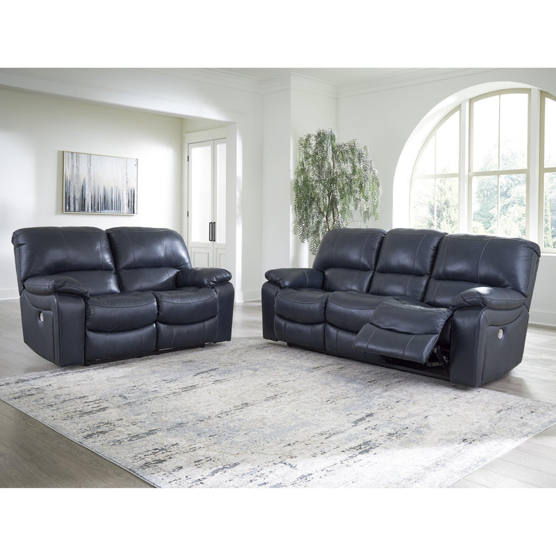  Signature Design by Ashley Leesworth U43809U1 2 pc Power Reclining Living Room Set IMAGE 2