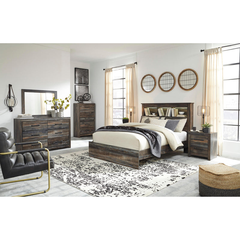  Signature Design by Ashley Drystan B211 8 pc Queen Bookcase Bedroom Set IMAGE 1