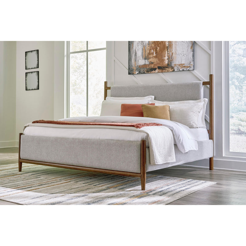  Signature Design by Ashley Lyncott B615 6 pc King Upholstered Panel Bedroom Set IMAGE 2