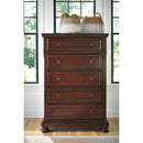  Millennium Porter B697B37 6 pc King Panel Bedroom Set IMAGE 4