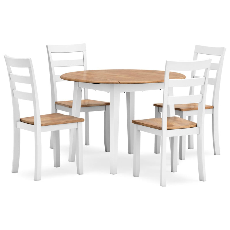  Signature Design by Ashley Gesthaven D398D1 5 pc Dining Set IMAGE 1