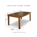  Signature Design by Ashley Ralene D594D10 8 pc Dining Set IMAGE 8