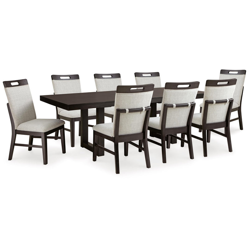  Signature Design by Ashley Neymorton D618D3 9 pc Dining Set IMAGE 1