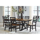  Signature Design by Ashley Wildenauer D634D4 7 pc Dining Set IMAGE 1