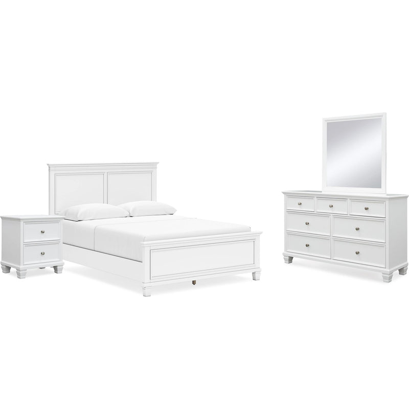  Signature Design by Ashley Fortman B680B12 6 pc Queen Panel Bedroom Set IMAGE 1