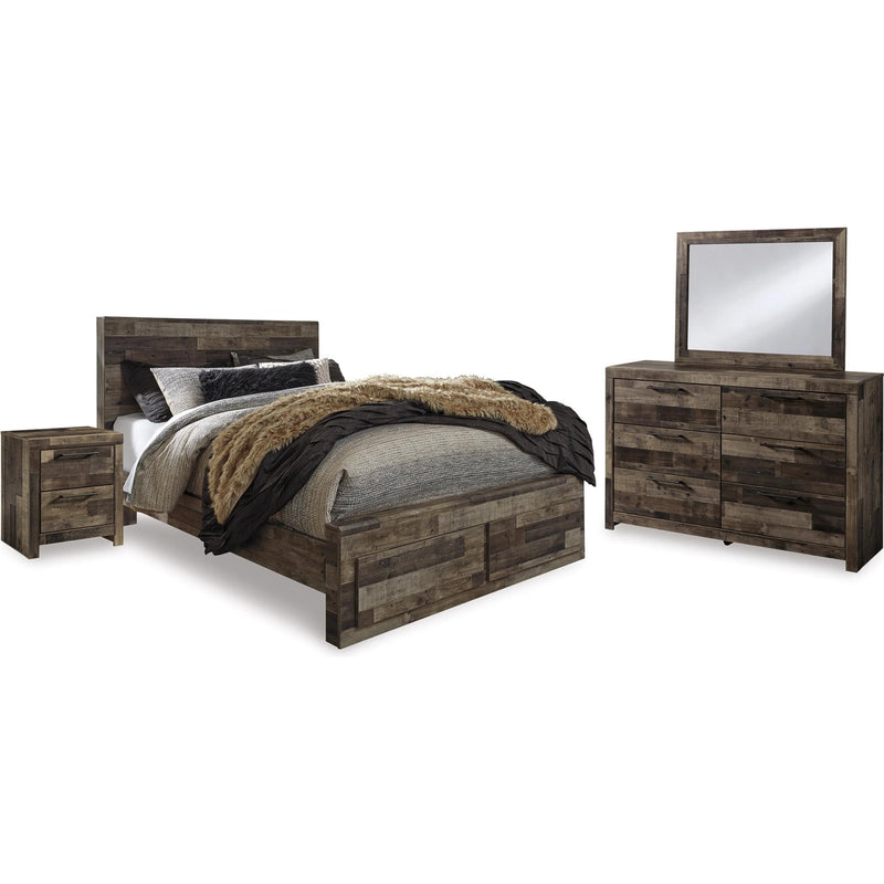  Benchcraft Derekson B200B51 7 pc King Storage Panel Bedroom Set IMAGE 1