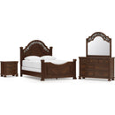  Signature Design by Ashley Lavinton B764B16 6 pc King Poster Bedroom Set IMAGE 1