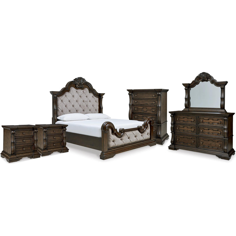  Signature Design by Ashley Maylee B947B13 8 pc King Bedroom Set IMAGE 1