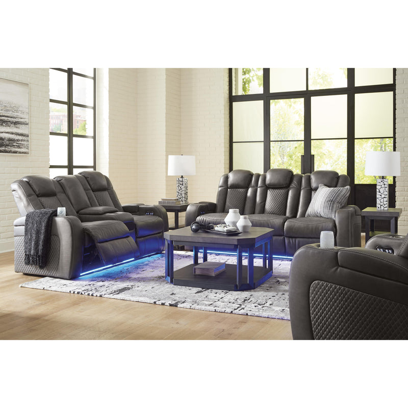  Signature Design by Ashley Fyne-Dyme 36602U2 3 pc Power Reclining Living Room Set IMAGE 2