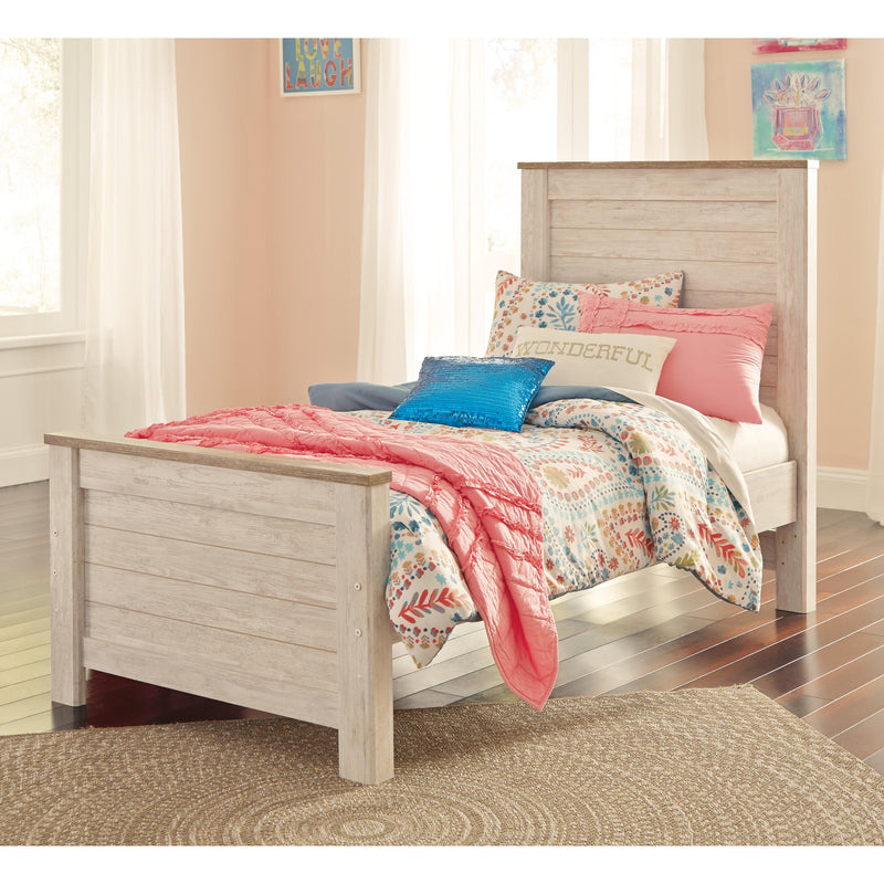  Signature Design by Ashley Willowton B267B15 Twin Panel Bed IMAGE 1