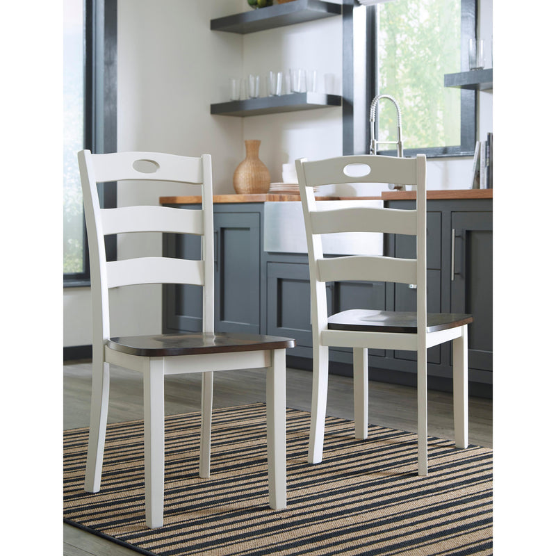  Signature Design by Ashley Woodanville Dining Chair D335-01 IMAGE 2