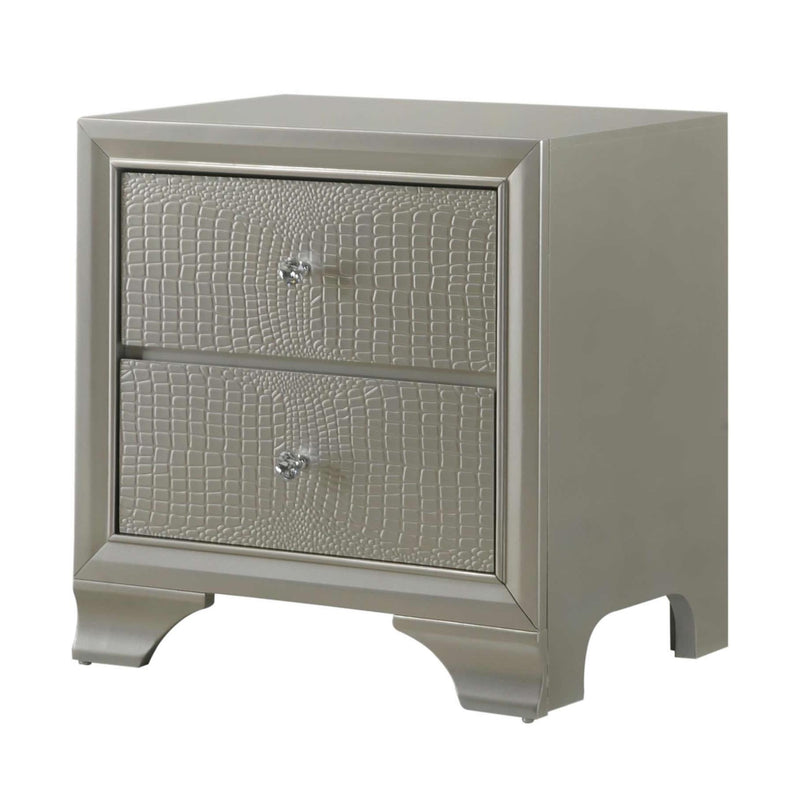  Crown Mark Lyssa 2-Drawer Nightstand B4300-2 IMAGE 2