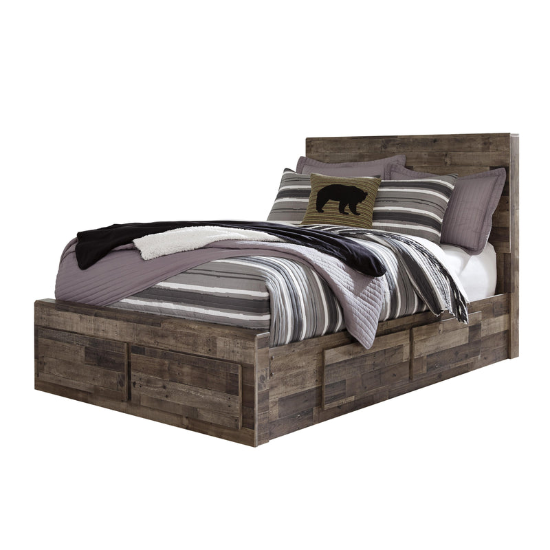  Benchcraft Derekson B200B10 Full Panel Bed with 6 Storage Drawers IMAGE 1