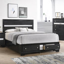  Size_Queen -- Crown Mark Regata Panel Bed with Storage IMAGE 1