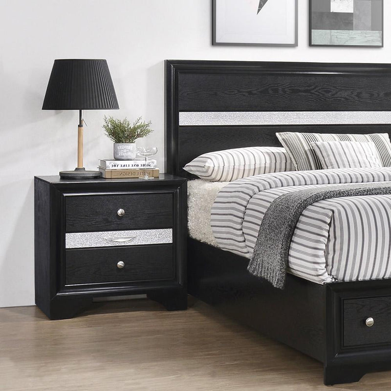  Crown Mark Regata 3-Drawer Nightstand B4670-2 IMAGE 1