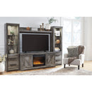  Signature Design by Ashley Wynnlow W440W2 4 pc Entertainment Center IMAGE 7