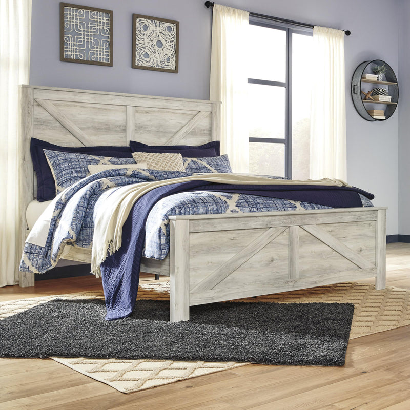  Size_King -- Bellaby B331B10 King Crossbuck Panel Bed IMAGE 2