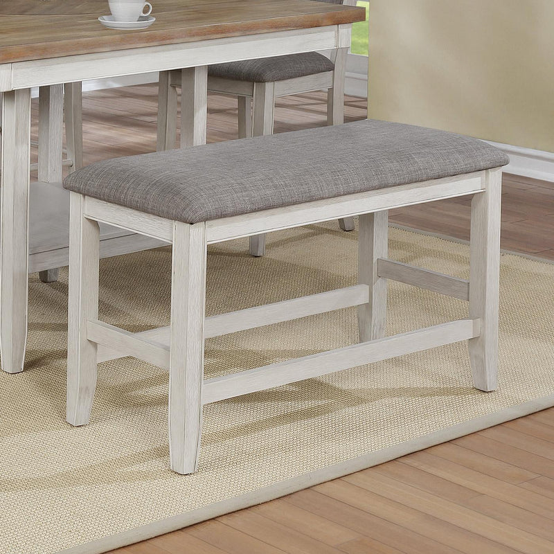  Crown Mark Fulton Counter Height Bench 2727WH-BENCH IMAGE 1