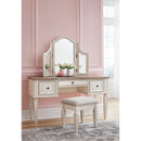  Signature Design by Ashley Realyn 3-Drawer Vanity Set B743-22 IMAGE 2
